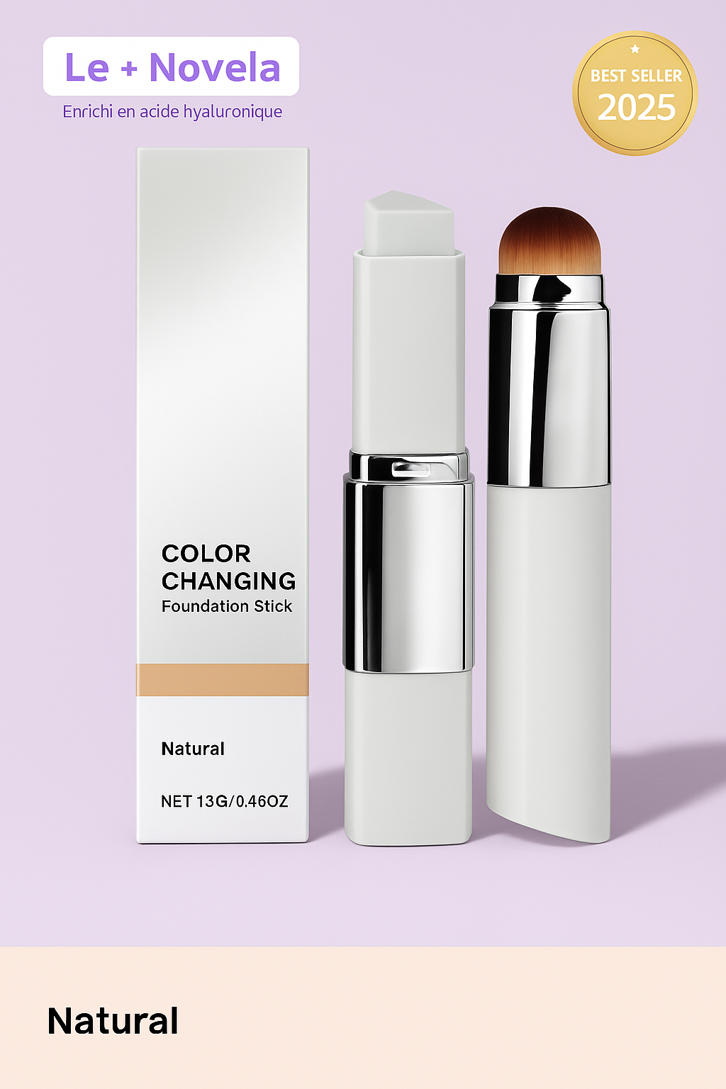 Fond de Teint Adaptatif – Teint Parfait, Naturel et Lumineux